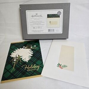 Hallmark Christmas Card (15)‎ and Envelope (16)Set, Open Box